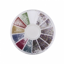 Decor Pentru Unghii Miley 12 Pozitii Buline Colorate - 1