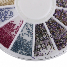 Decor Pentru Unghii Miley 12 Pozitii Buline Colorate - 1