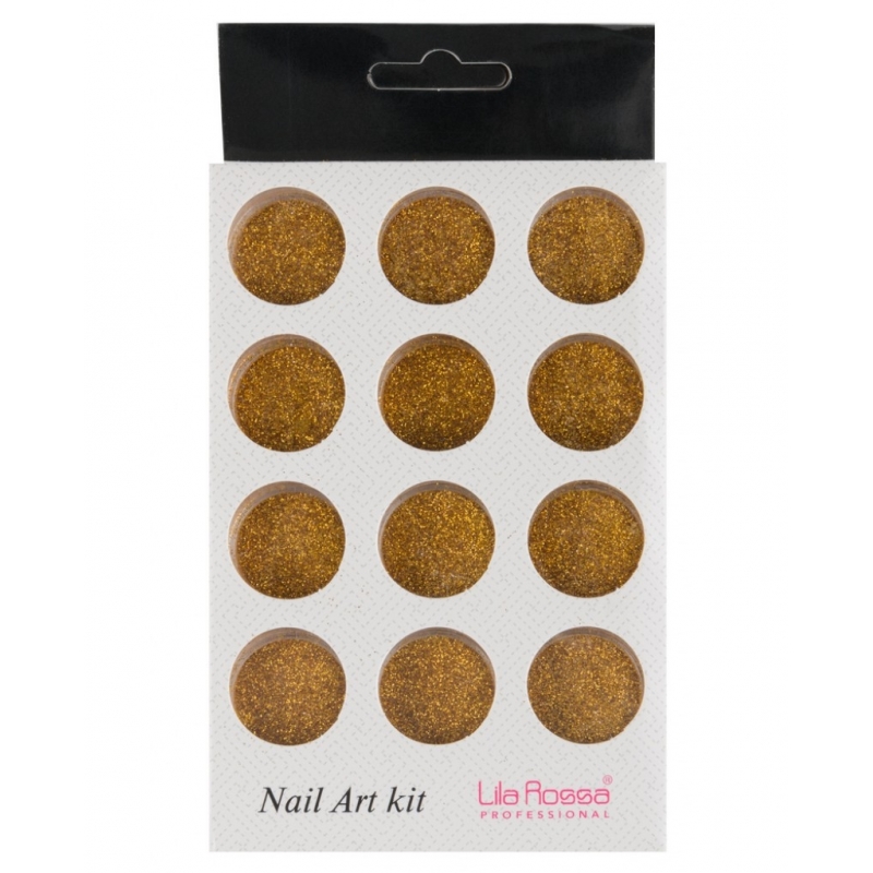 Sclipici Unghii Fin 12pcs Hq Gold G1205 - 1