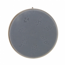 Matrita Silicon Pentru Stampila Unghie Aurie F5 - 1
