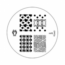 Matrita Metalica Pentru Stampile Unghii Konad M95 - 1