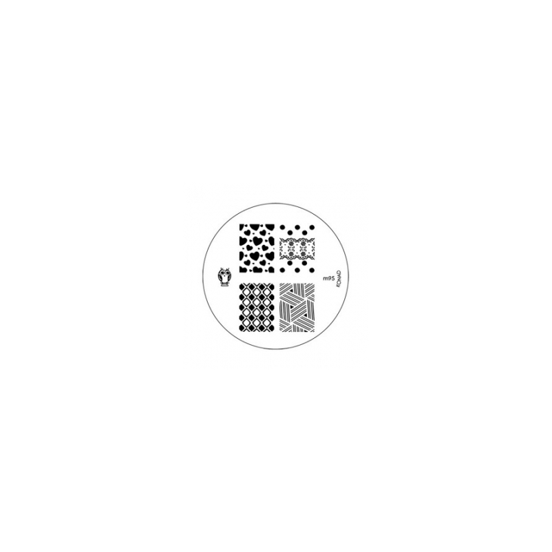 Matrita Metalica Pentru Stampile Unghii Konad M95 - 1