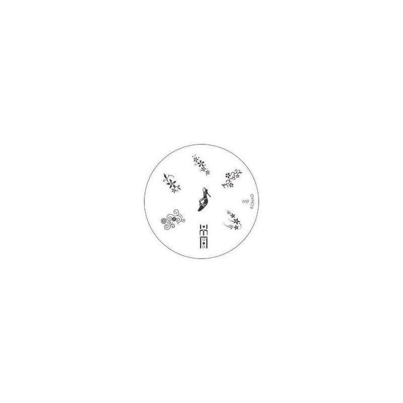 Matrita Metalica Pentru Stampile Unghii Konad M9 - 1