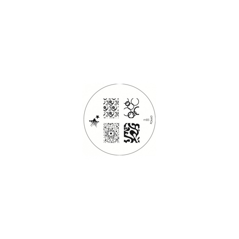 Matrita Metalica Pentru Stampile Unghii Konad M85 - 1