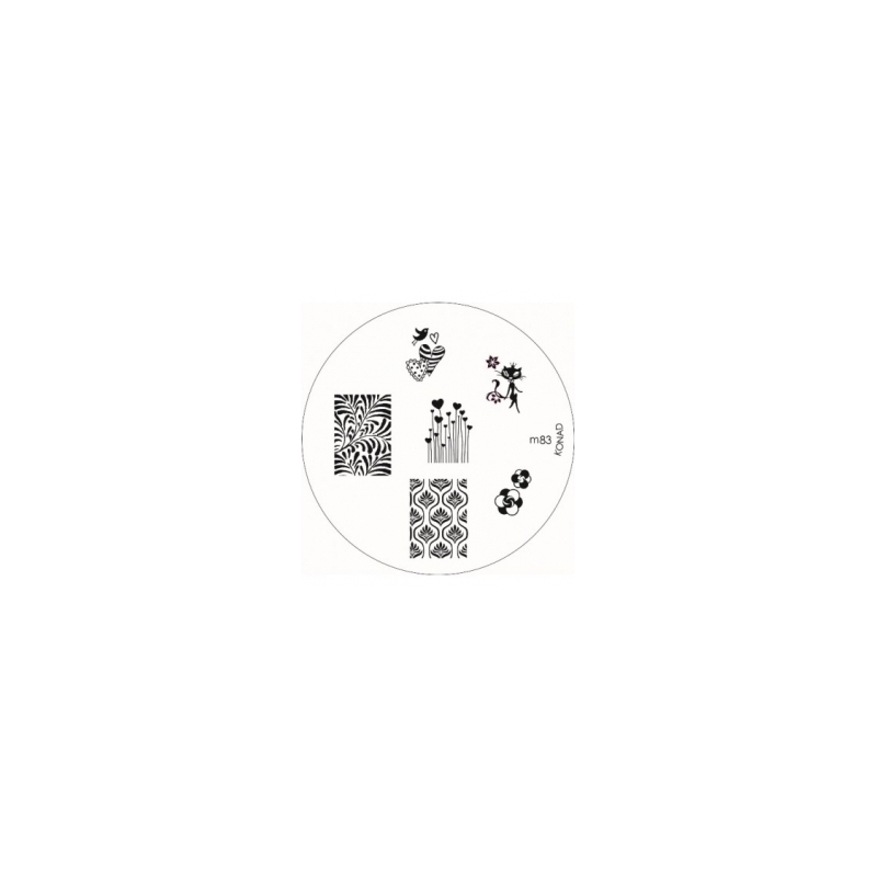 Matrita Metalica Pentru Stampile Unghii Konad M83 - 1