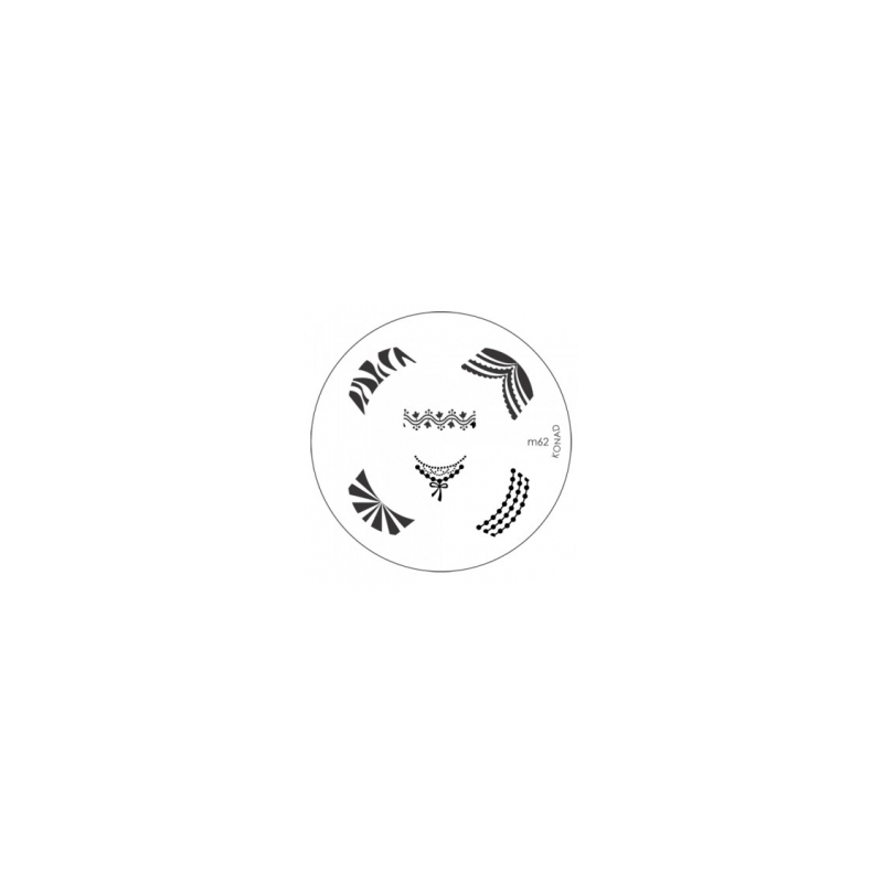 Matrita Metalica Pentru Stampile Unghii Konad M62 - 1