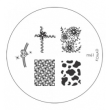 Matrita Metalica Pentru Stampile Unghii Konad M61 - 1