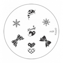 Matrita Metalica Pentru Stampile Unghii Konad M59 - 1