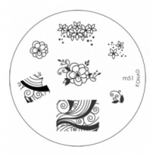 Matrita Metalica Pentru Stampile Unghii Konad M51 - 1