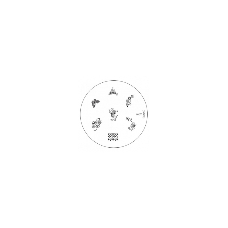 Matrita Metalica Pentru Stampile Unghii Konad M39 - 1