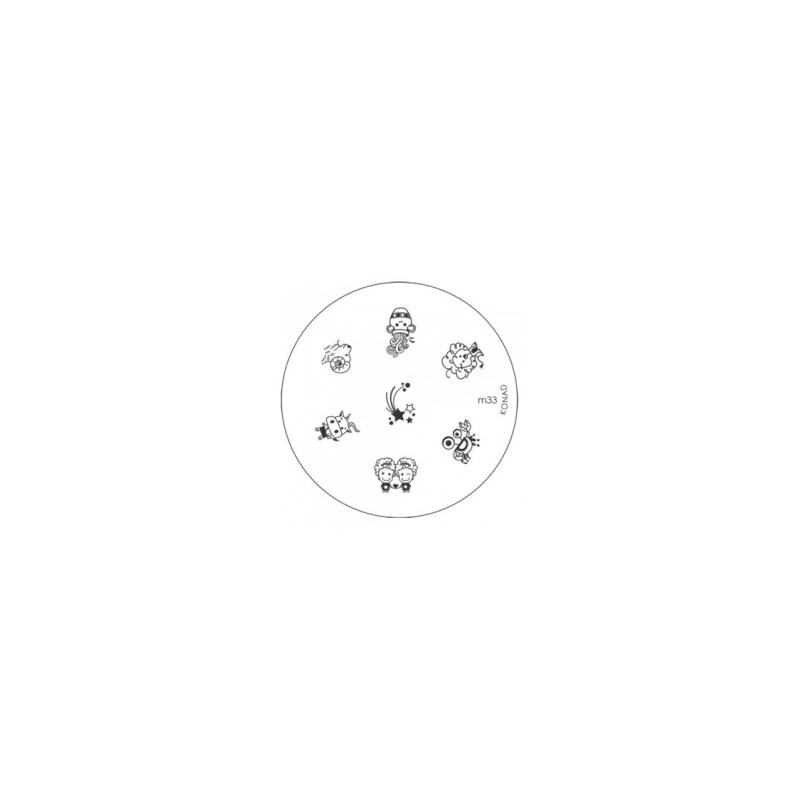Matrita Metalica Pentru Stampile Unghii Konad M33 - 1
