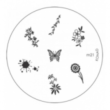 Matrita Metalica Pentru Stampile Unghii Konad M21 - 1
