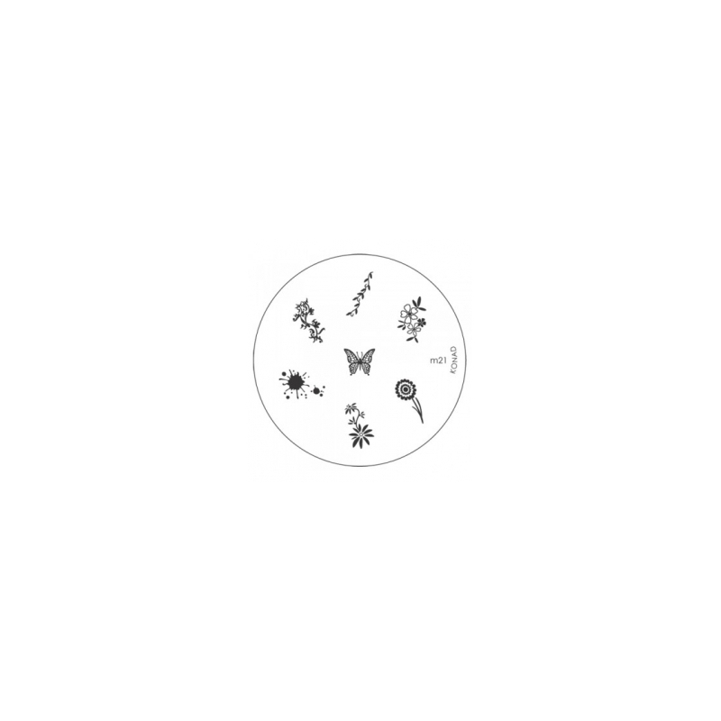 Matrita Metalica Pentru Stampile Unghii Konad M21 - 1