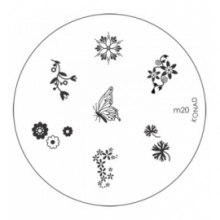Matrita Metalica Pentru Stampile Unghii Konad M20 - 1