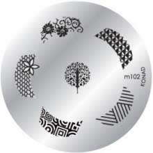 Matrita Metalica Pentru Stampile Unghii Konad M102 - 1