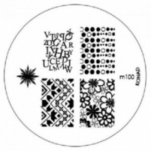 Matrita Metalica Pentru Stampile Unghii Konad M100 - 1