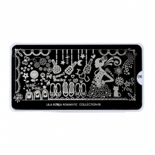 Matrita Metalica Pentru Stampile Unghii Lila Rossa - Romantic Collection 0106 - 1