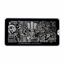 Matrita Metalica Pentru Stampile Unghii Lila Rossa - Romantic Collection 0105 - 1