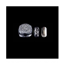 Pudra Unghii cu Efect de Oglinda Platinum G518-sv - 1
