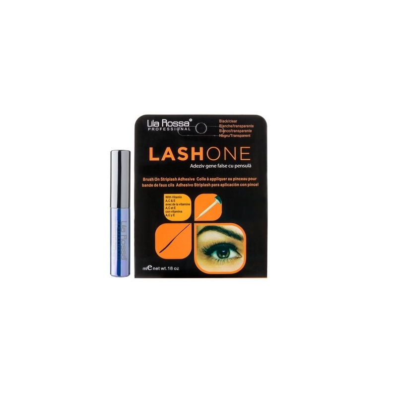 Adeziv Gene False cu Pensula Lash One-negru - 1