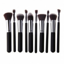 Set 10 Pensule Make-up Nylon Diverse Culori - 1