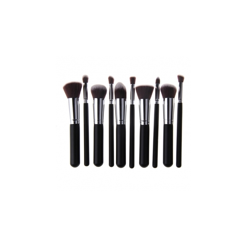 Set 10 Pensule Make-up Nylon Diverse Culori - 1