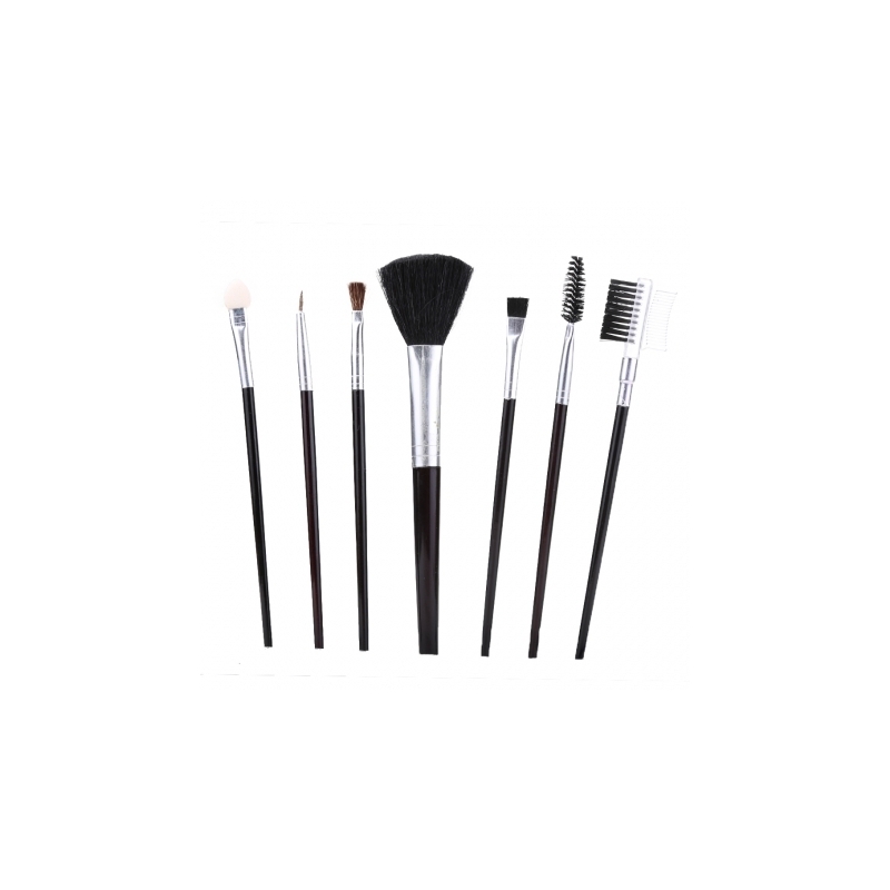 Pensule Make-up Set 7 Bucati Negru Mu1 - 1