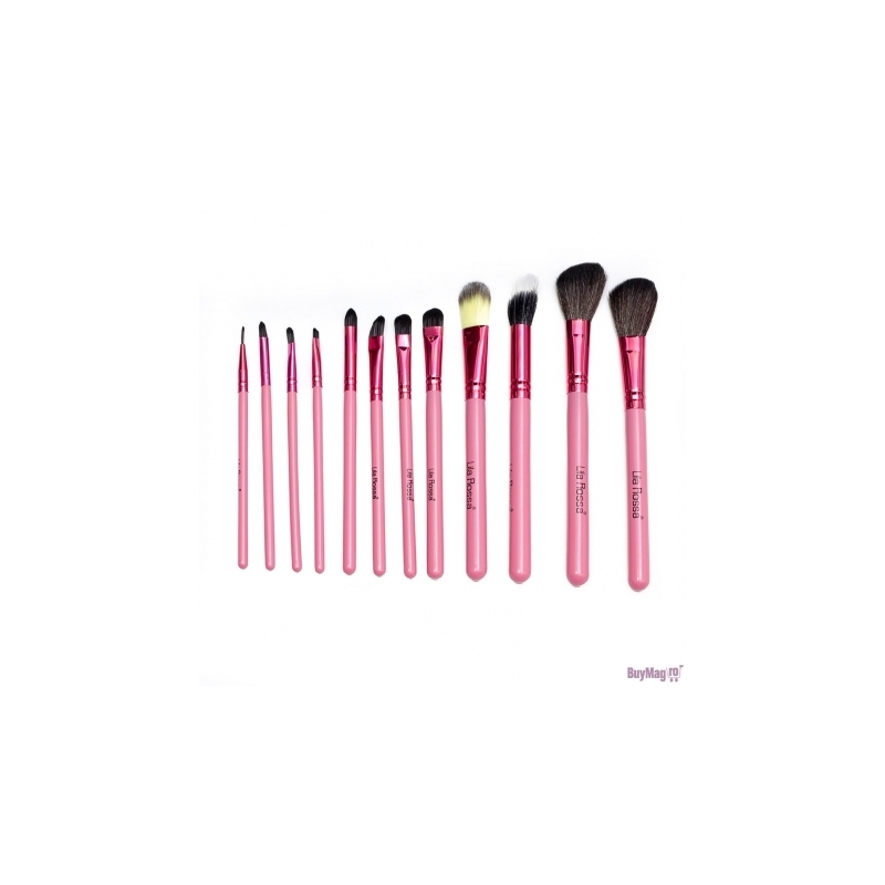 Pensule Make-up Profesionale Set 12 Lila Rossa PMU12LR - 1