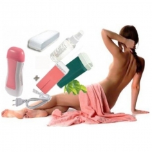 Kit Epilare Ceara - Incalzitor, 2 Rezerve, Benzi Depilatoare, Ulei - Model XXL