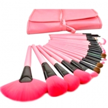Set 24 Pensule Make-up Roz - 2