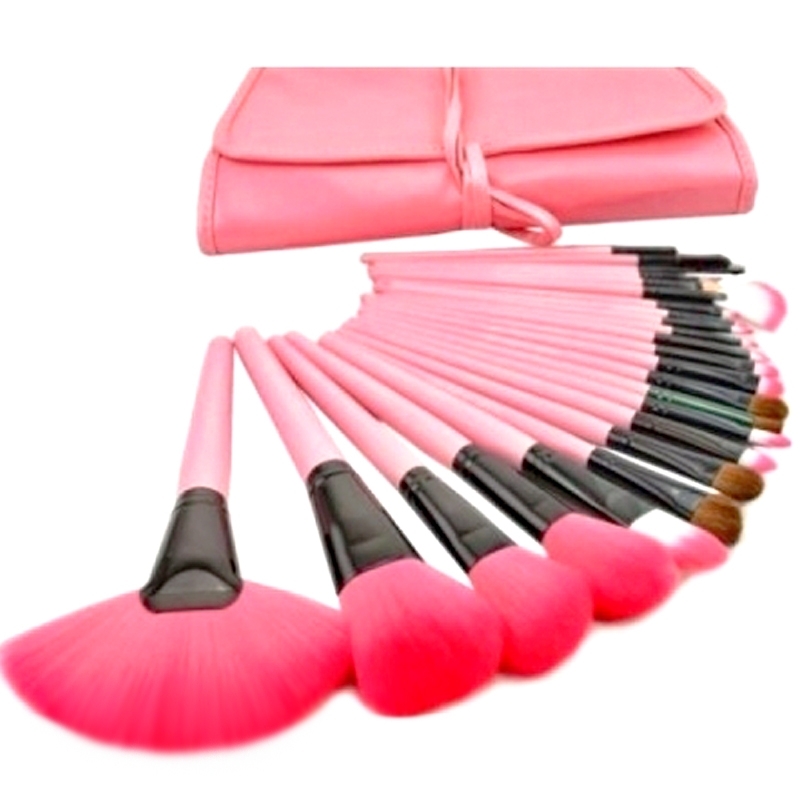Set 24 Pensule Make-up Roz - 2