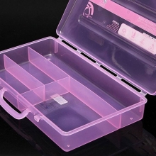 Cutie din plastic pentru depozitare decor, pile, pensule - 3