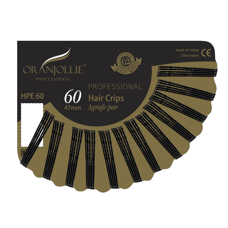 Agrafe set60 Oranjollie negre 47 mm - 1