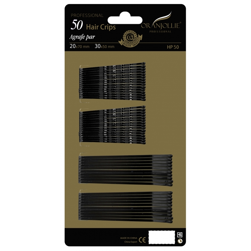 Agrafe set50 Oranjollie negre 50/70 mm - 1