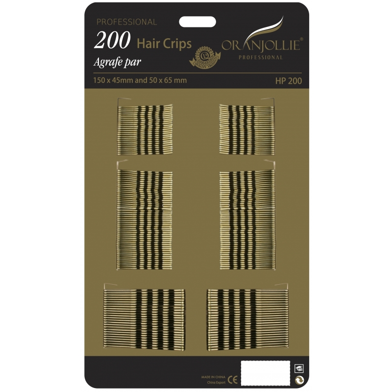 Agrafe set200 Oranjollie blonde 45/65 mm - 1