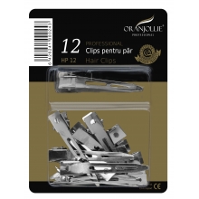 Clips coafor metalice mici set 12 - 1