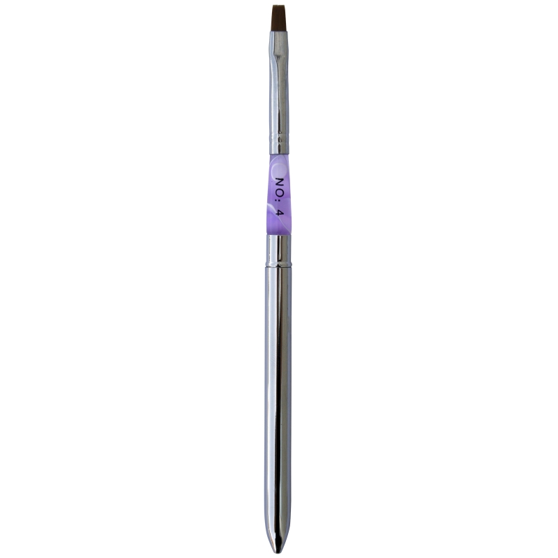 Pensula gel no.4 stilou mov - 1