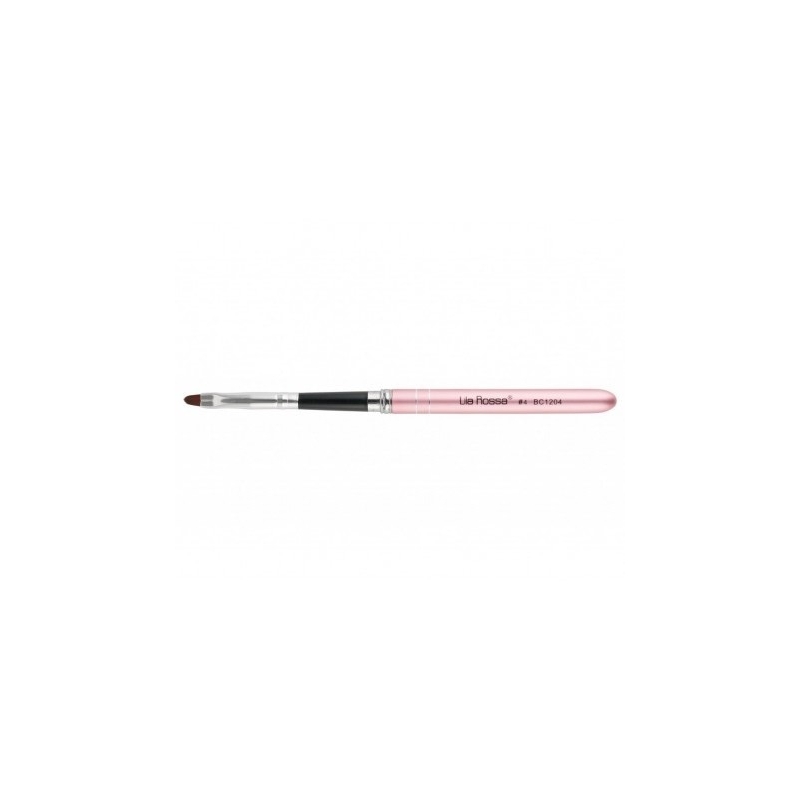 Pensula limba de pisica Lila Rossa metalica Nr.4 - 1