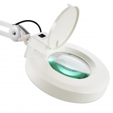 Lampa cosmetica cu lupa,prindere de masa-Neon 5 dioptrii