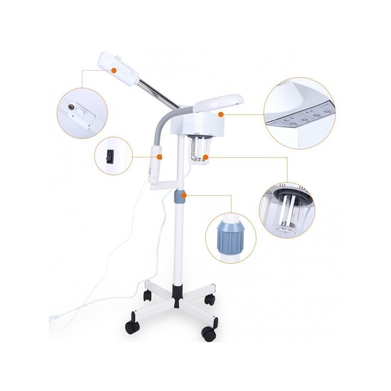 Vapozon cu Lupa cosmetica Led 2in1