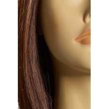 Cap Manechin Par Natural 100%, Anja, 50 cm, L'Image Germania + Suport Prindere Masa