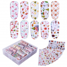 Folie de transfer set 10 Santa's Collection 15