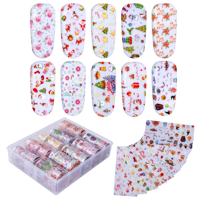 Folie de transfer set 10 Santa's Collection 15