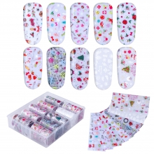 Folie de transfer set 10 Holiday Collection 13