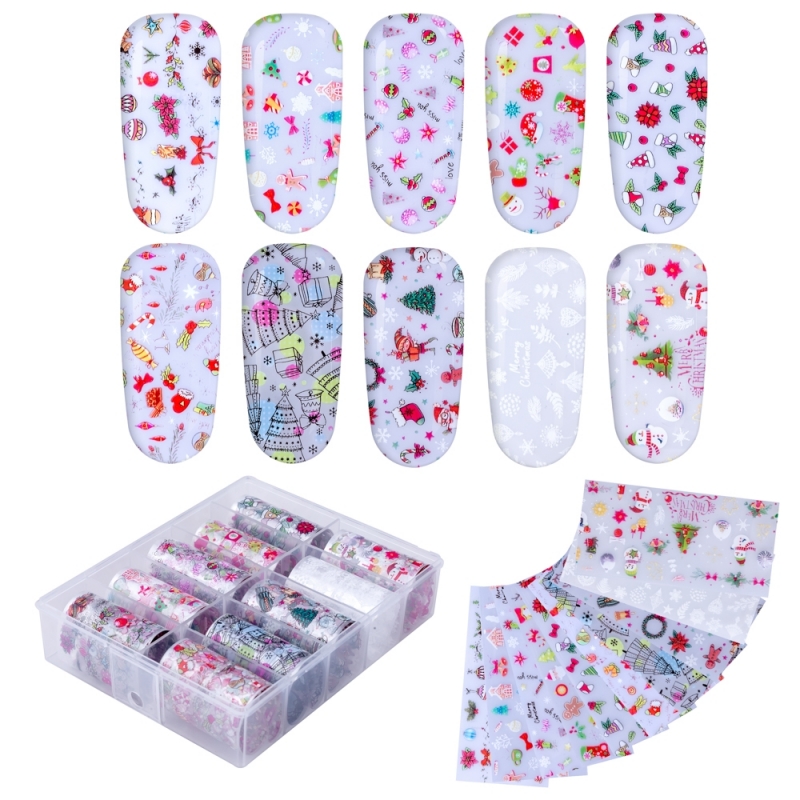 Folie de transfer set 10 Holiday Collection 13