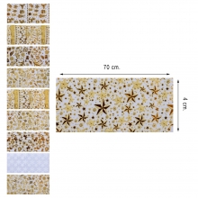 Folie de transfer set 10 Gold Christmas Collection 12
