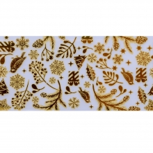 Folie de transfer set 10 Gold Christmas Collection 12