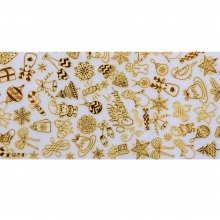 Folie de transfer set 10 Gold Christmas Collection 12