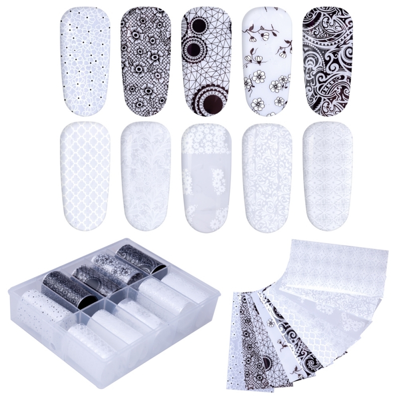 Folie de transfer set 10 Lace Collection 08