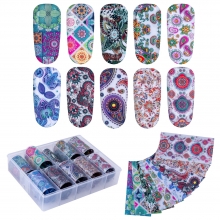 Folie de transfer set 10 Mandalla Collection 07